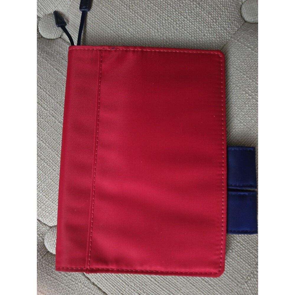Hobonichi Techo A6 Planner Cover Red & Blue Butterfly Pen Loop Journal Organize - Picture 8 of 9